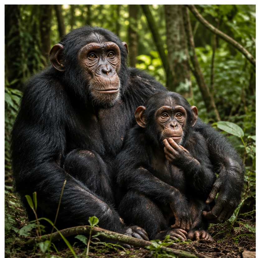 Chimpanzee in Gombe Stream National Park, Tanzania